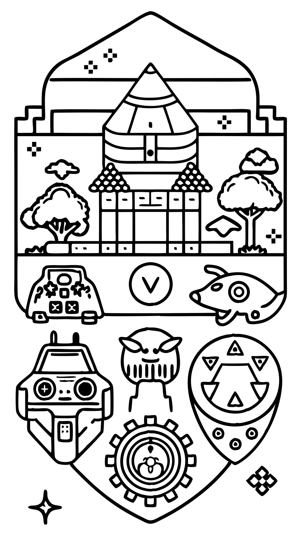 coloring pages for gamers